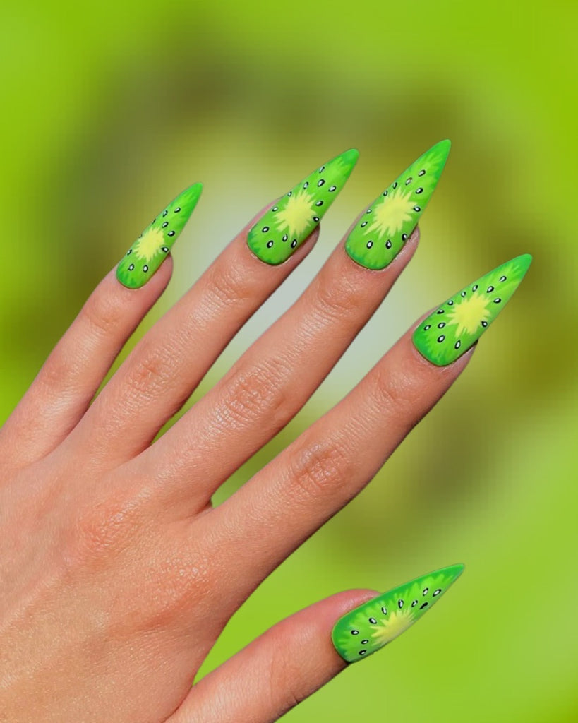 kiwi slices nails
